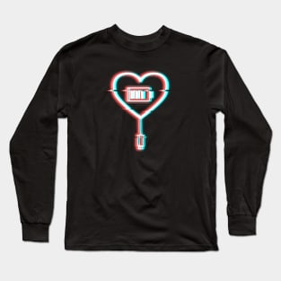 Neon Heart Long Sleeve T-Shirt